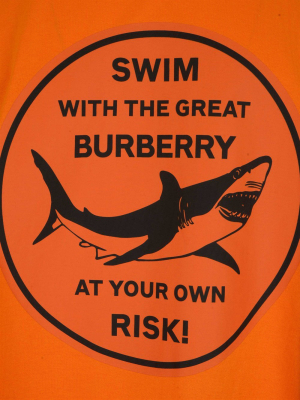 Burberry Shark Graphic Oversized T-shirt