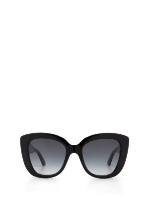 Gucci Eyewear Oversized Cat Eye Sunglasses