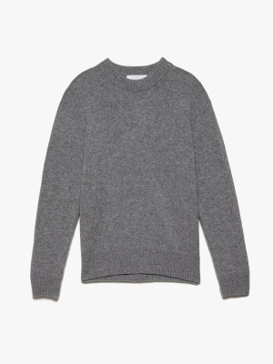 The Cashmere Crewneck Sweater -- Gris