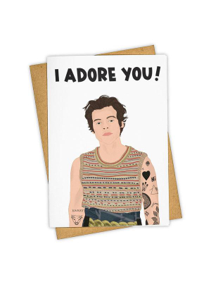 I Adore You Card