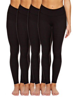 Sueded Athletic Legging 4-pack