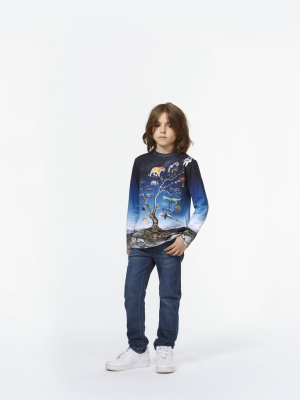 Molo Reif Long Sleeved Tee - Animal Tree