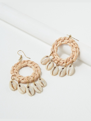 Aeo Shell Dreamcatcher Earring