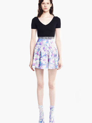 Daisy Print Skirt