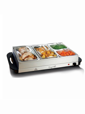 Megachef Food Server & Warmer With Trays