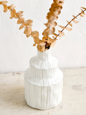 Ivory Tower Ceramic Vase