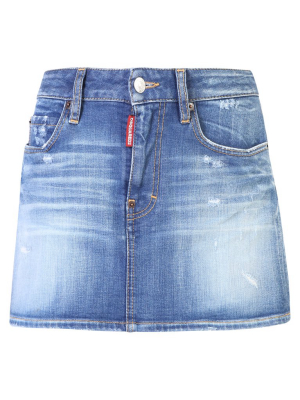 Dsquared2 Denim Mini Skirt