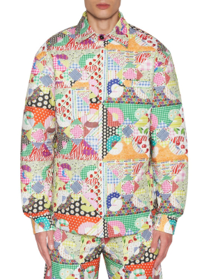 Patchwork Pattern Over Shirt