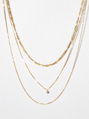 Gilded Layered Necklace