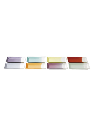 1815 Tapas Rectangular Tray (set Of 8)