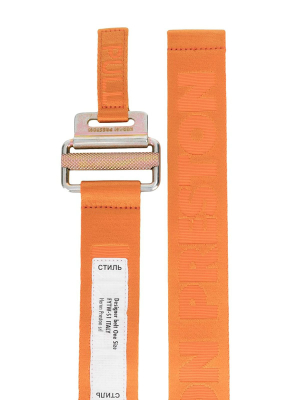 Heron Preston Logo Patch Tape Belt