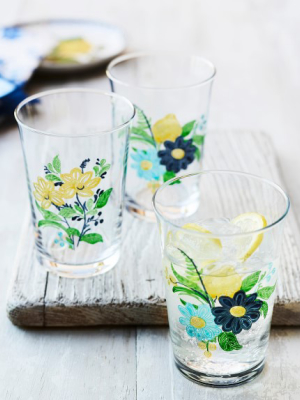 Aerin Floral Tumblers, Set Of 4