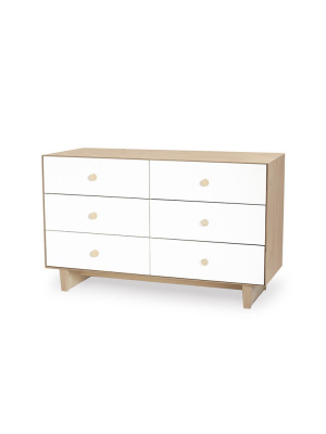 6 Drawer Dresser - Rhea - White/birch