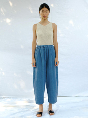 Tidal Denim Barrel Pant