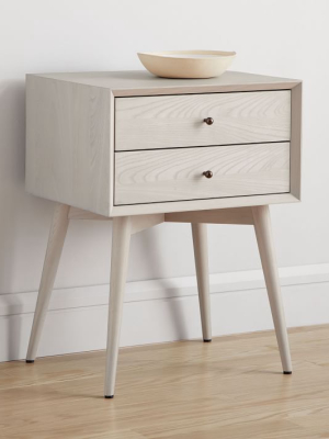 Mid-century Nightstand - Pebble