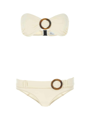 Lisa Marie Fernandez Ring-detailed Two-piece Bikini Set