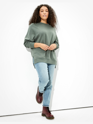 Ae Forever Oversized Crew Neck Sweatshirt