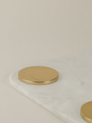 Large Serving Board | White Marble