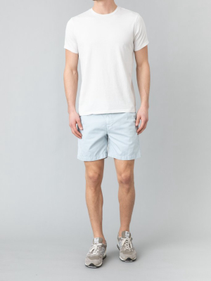 Twill Standard Bermuda Short 6" Inseam Light Blue