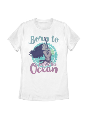 Women's Moana Born To Be In Ocean T-shirt