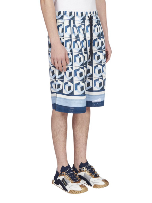 Dolce & Gabbana Geometric Print Shorts