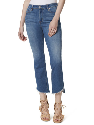 Adored High Rise Kick Flare Jeans In Get On With It
