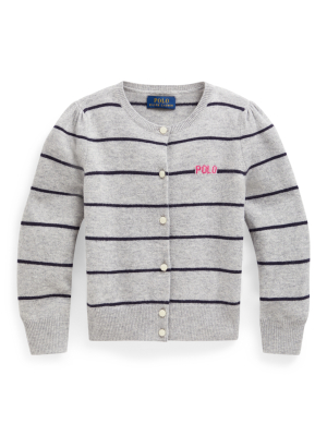 Striped Wool Cardigan