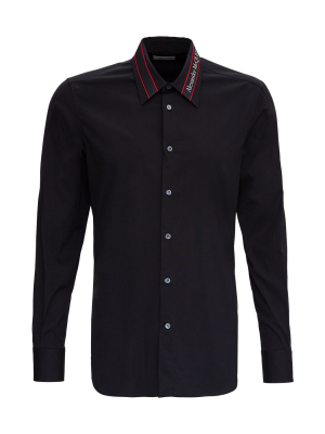 Alexander Mcqueen Logo Collared Shirt