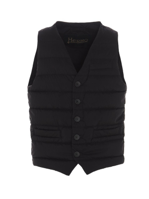 Herno Padded Button-up Gilet