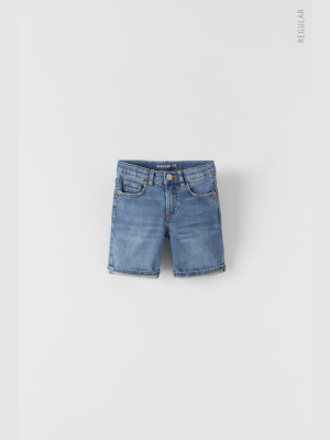 Regular Denim Shorts