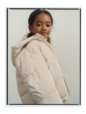 Padded Jacket With Piping