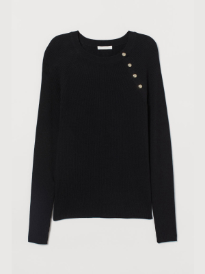 Rib-knit Sweater