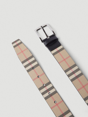 Burberry Vintage Check Belt