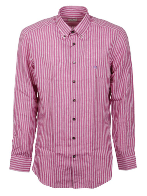 Etro Logo Striped Shirt