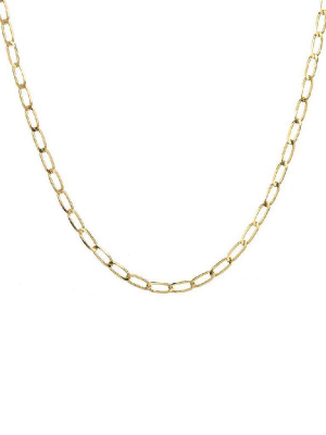 14k Large Link Open Figaro Chain