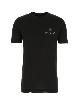 Philipp Plein Logo Patched T-shirt