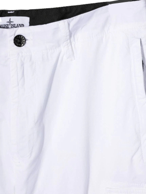 Stone Island Junior Logo Patch Shorts