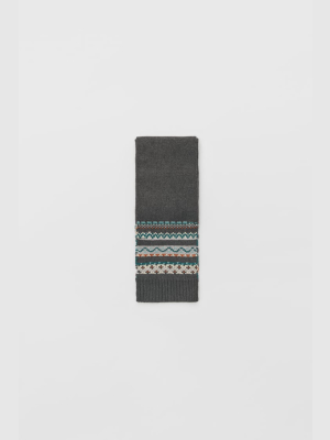 Jacquard Scarf