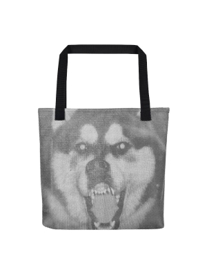 Wolf Dog Tote Bag