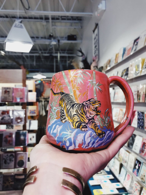 Mug: Tiger - Coral