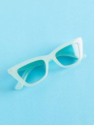 Frankie Slim Rectangle Sunglasses