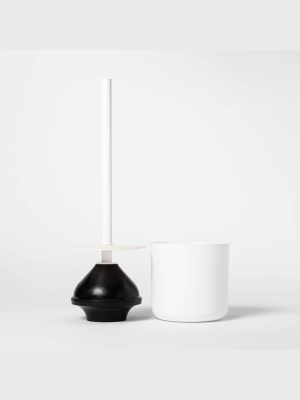 Plunger With Splash Guard White - Project 62™