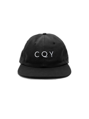 Cqy Logo Dad Hat - Black