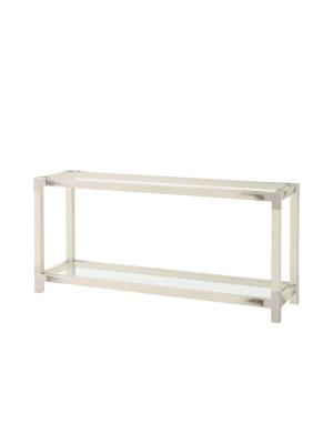 Cutting Edge Console Table (longhorn White)