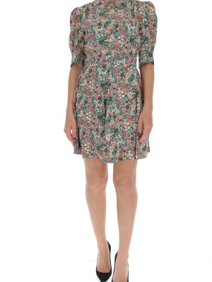 See By Chloé Floral Meadow Motif Baby Doll Dress