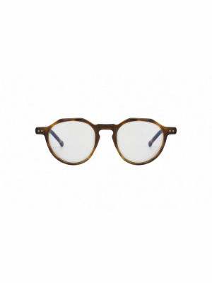 Lesca Icon Round Frame Glasses