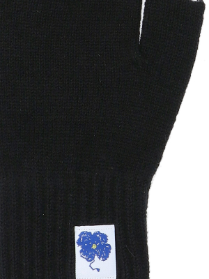 Ader Error Brand-embroidered Gloves