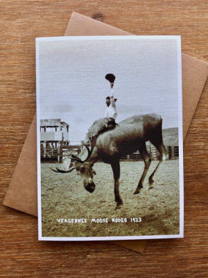 Moose Rodeo Card - Cs9