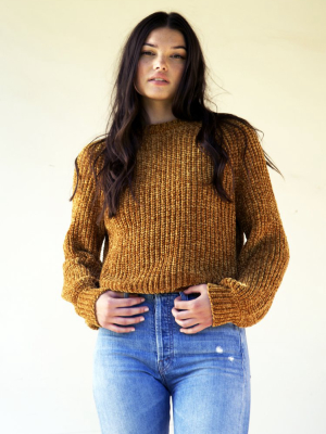 Chenille Crewneck Sweater