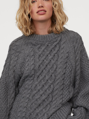 Cable-knit Sweater